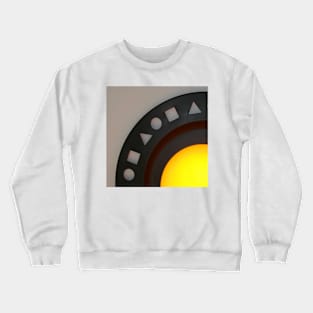 Yellow and Black Crewneck Sweatshirt